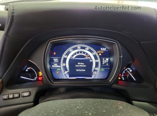 JTHB51FF0K5008342 2019 LEXUS LS Черный Вид щитка приборов