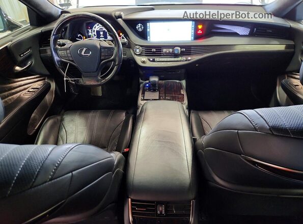 JTHB51FF0K5008342 2019 LEXUS LS Черный Вид панели приборов