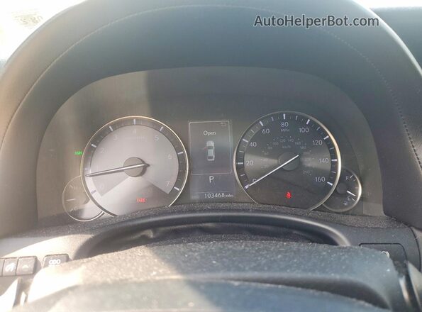 JTHBA1BL6GA002616 2016 LEXUS GS Черный Вид щитка приборов