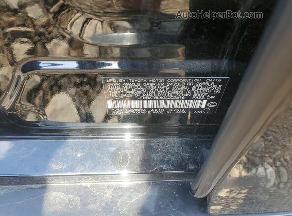 JTHBA1BL6GA002616 2016 LEXUS GS Черный Вид подкапотного пространства