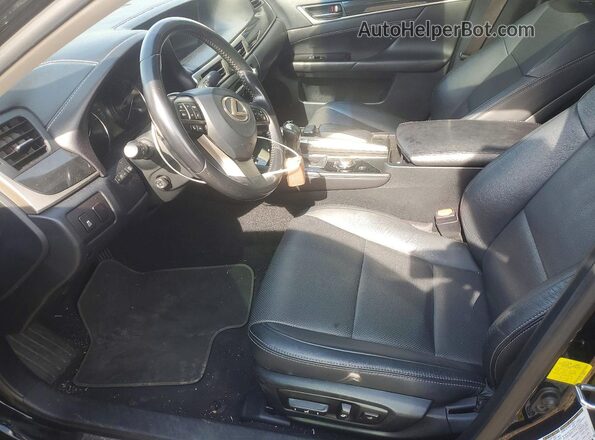 JTHBA1BL6GA002616 2016 LEXUS GS Черный Вид салона спереди