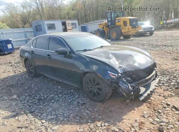 JTHBA1BL6GA002616 2016 LEXUS GS Черный Передняя правая четверть