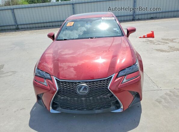JTHBA1BL7JA006391 2018 LEXUS GS Красный Вид спереди