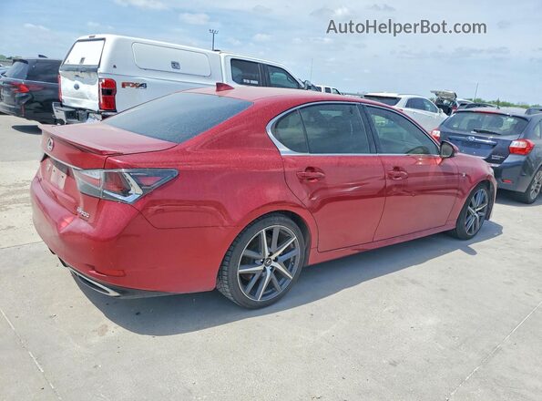 JTHBA1BL7JA006391 2018 LEXUS GS Красный Задняя правая четверть