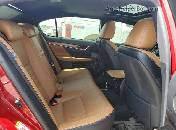 JTHBA1BL7JA006391 2018 LEXUS GS Красный Вид задних сидений