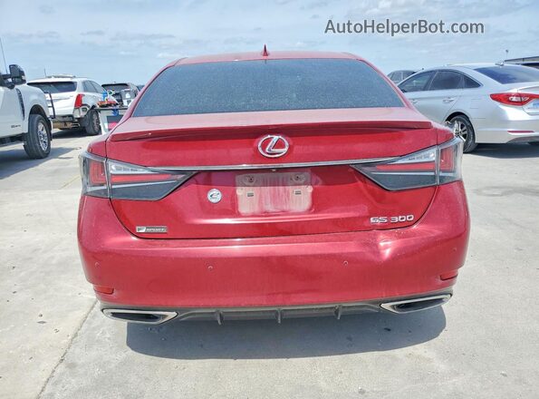 JTHBA1BL7JA006391 2018 LEXUS GS Красный Вид сзади