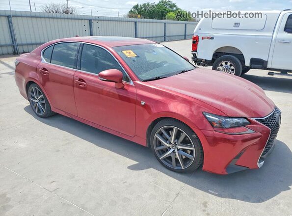 JTHBA1BL7JA006391 2018 LEXUS GS Красный Передняя правая четверть
