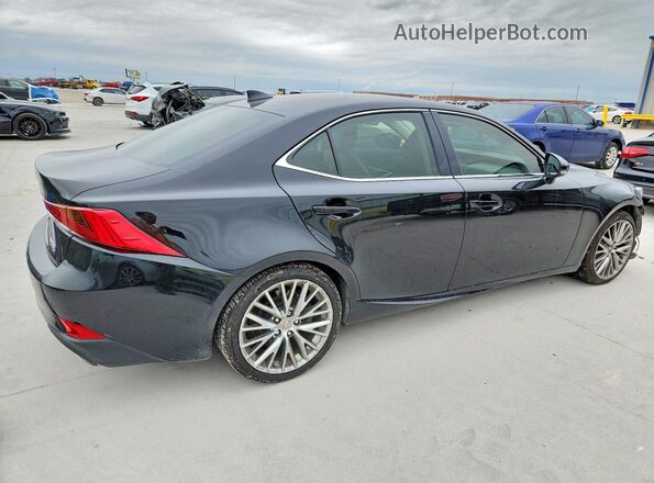 JTHBA1D20H5040387 2017 LEXUS IS Черный Задняя правая четверть