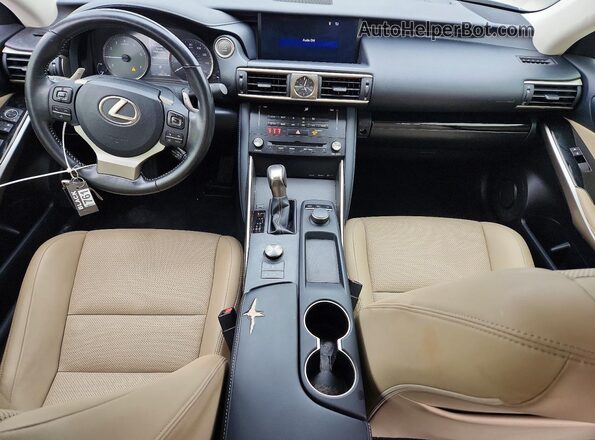 JTHBA1D20H5040387 2017 LEXUS IS Черный Вид панели приборов