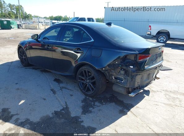 JTHBA1D20H5043757 2017 LEXUS IS 200T Black Tył lewy