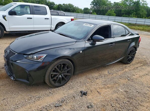 JTHBA1D20J5080586 2018 LEXUS IS Черный Передняя левая четверть