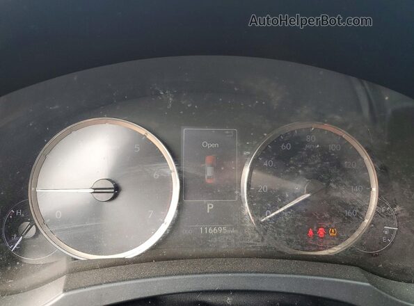 JTHBA1D20J5080586 2018 LEXUS IS Черный Вид щитка приборов