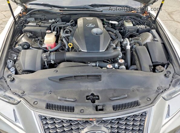 JTHBA1D21H5050605 2017 LEXUS IS Серебряный Вид задней части салона