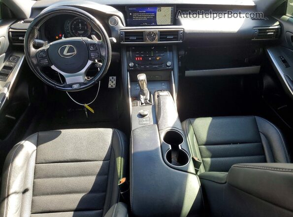 JTHBA1D21H5050605 2017 LEXUS IS Серебряный Вид панели приборов