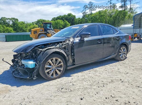 JTHBA1D22G5016882 2016 LEXUS IS Черный Передняя левая четверть