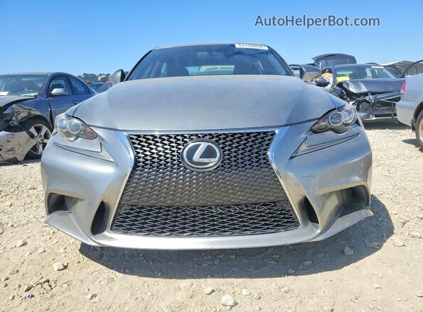 JTHBF1D21F5075146 2016 LEXUS IS Gray Widok z przodu