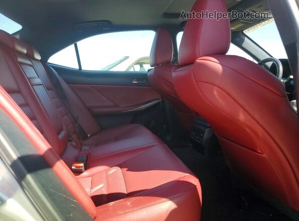 JTHBF1D21F5075146 2016 LEXUS IS Gray Widok tylnych siedzeń