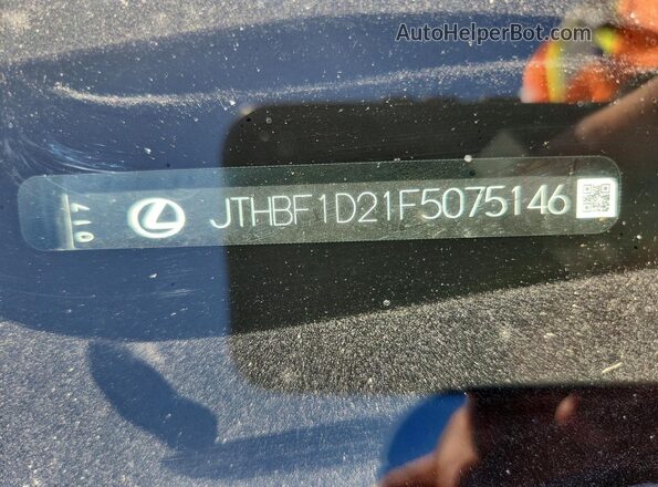 JTHBF1D21F5075146 2016 LEXUS IS Gray Widok komory silnika