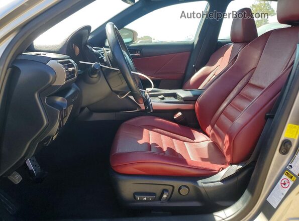 JTHBF1D21F5075146 2016 LEXUS IS Gray Widok wnętrza z przodu