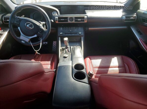JTHBF1D21F5075146 2016 LEXUS IS Gray Widok deski rozdzielczej