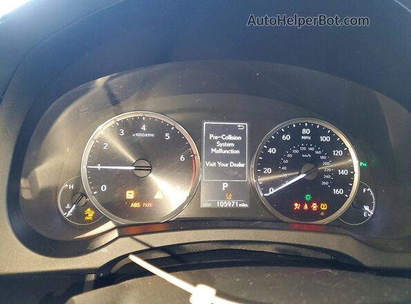 JTHBA1D22J5072912 2018 LEXUS IS Белый Вид щитка приборов
