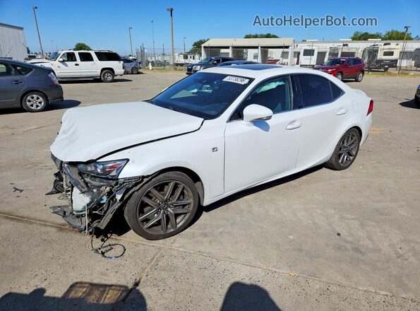 JTHBA1D23J5065886 2018 LEXUS IS Белый Передняя левая четверть