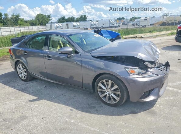 JTHBA1D24G5013532 2016 LEXUS IS Серый Передняя правая четверть