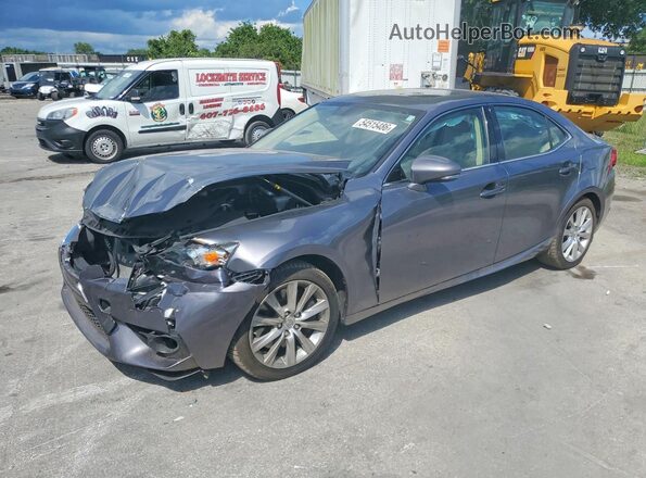 JTHBA1D24G5013532 2016 LEXUS IS Серый Передняя левая четверть