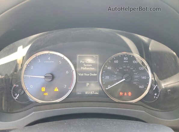 JTHBA1D24H5043017 2017 LEXUS IS Белый Вид щитка приборов