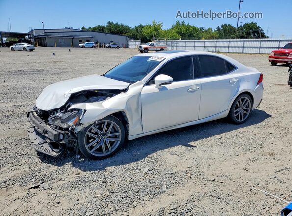 JTHBA1D24H5043017 2017 LEXUS IS Белый Передняя левая четверть