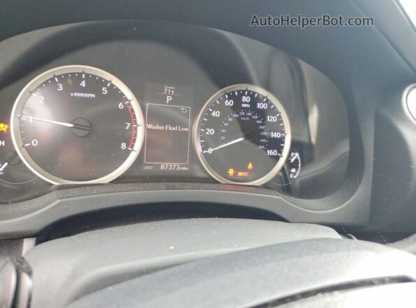 JTHBA1D25G5023700 2016 LEXUS IS White Widok zestawu wskaźników