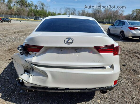 JTHBA1D25G5030100 2016 LEXUS IS White Rear view