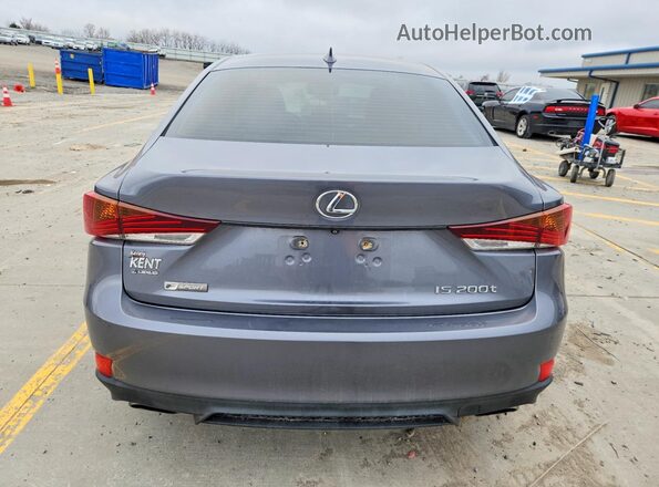 JTHBA1D25H5060120 2017 LEXUS IS Silver Вид ззаду