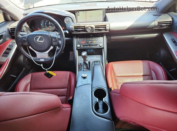 JTHBA1D25J5080972 2018 LEXUS IS Черный Вид панели приборов