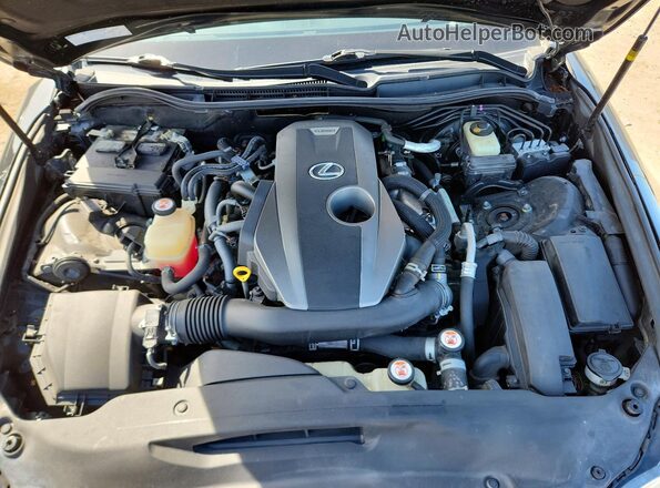 JTHBA1D25J5080972 2018 LEXUS IS Черный Вид задней части салона
