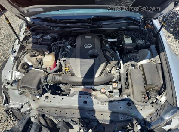 JTHBA1D26H5042354 2017 LEXUS IS Серебряный Вид задней части салона