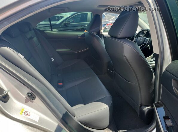 JTHBA1D26H5042354 2017 LEXUS IS Серебряный Вид задних сидений