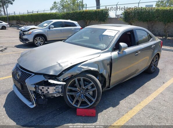 JTHBA1D26J5064196 2018 LEXUS IS 300 Gray Передня ліва чверть