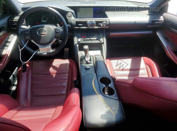 JTHBA1D27J5068810 2018 LEXUS IS Белый Вид панели приборов