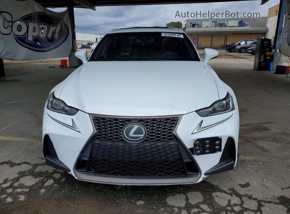 JTHBA1D27J5068810 2018 LEXUS IS Белый Вид спереди