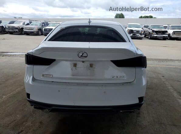 JTHBA1D27J5068810 2018 LEXUS IS Белый Вид сзади