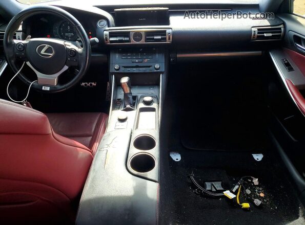JTHBA1D28G5023772 2016 LEXUS IS White Widok deski rozdzielczej