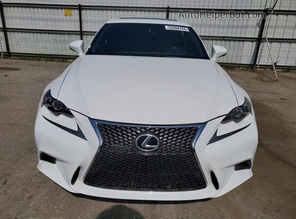JTHBA1D28G5023772 2016 LEXUS IS White Widok z przodu