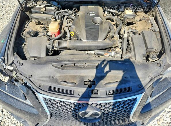 JTHBA1D28G5028664 2016 LEXUS IS Черный Вид задней части салона