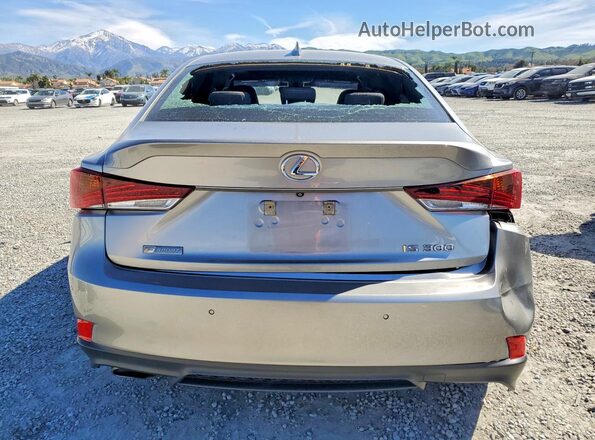 JTHBA1D28K5088274 2019 LEXUS IS Серебряный Вид сзади