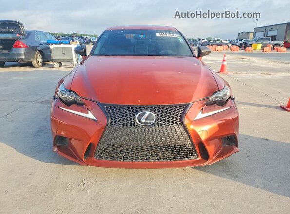 JTHBA1D29G5015163 2016 LEXUS IS Оранжевый Вид спереди
