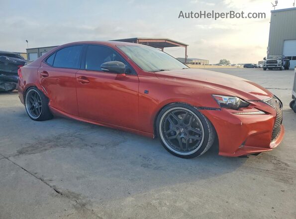 JTHBA1D29G5015163 2016 LEXUS IS Оранжевый Передняя правая четверть