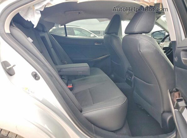 JTHBA1D29H5061237 2017 LEXUS IS Silver Vista de los asientos traseros