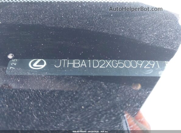 JTHBA1D2XG5009291 2016 LEXUS IS 200T Gray Engine compartment view