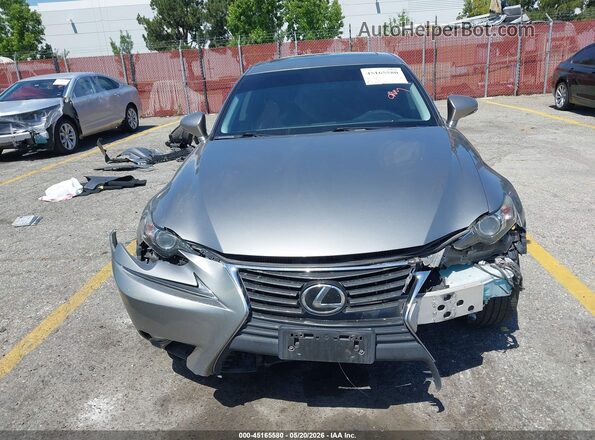 JTHBA1D2XG5009291 2016 LEXUS IS 200T Gray Rear interior view